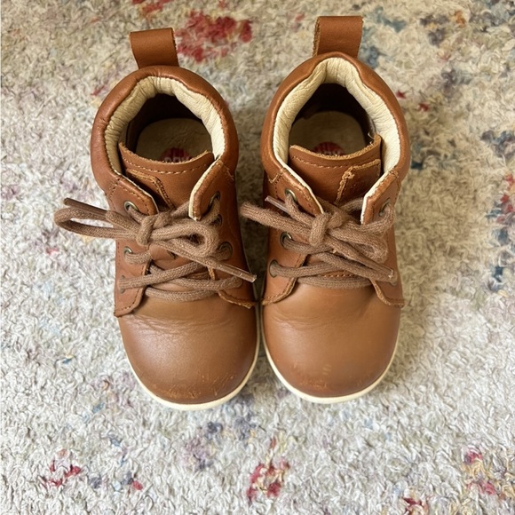 Pax Leather Boots- Camel Brown, 21 (5.5) - Picture 3 of 7